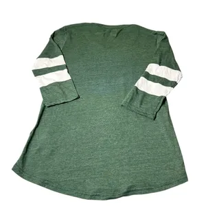 NEW Womens Green Bay Packers NFL Football Green 3/4 Sleeve T-Shirt‎ Top Small thumbnail 3