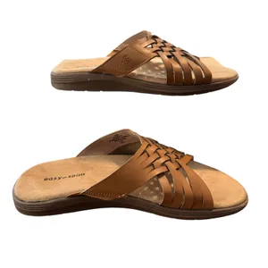 Easy Spirit Seeley Tan‎ Brown Woven Multi Strap Slide Sandals Womens 8.5 M thumbnail 5