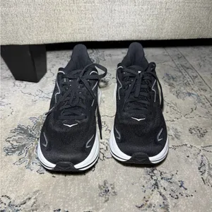 Hoka Clifton 10 running shoes black thumbnail 5