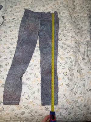 Lululemon Speckled Grey-Blue Performance Leggings thumbnail 5