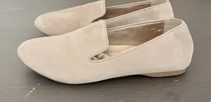 Birdies Loafers The Starling 8 Latte Suede Smoking Slipper Comfort Flats thumbnail 1