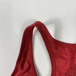 Joy Lab Sports Bra Womens Small Red Seamless Racerback‎ Padded Athletic Gym thumbnail 7
