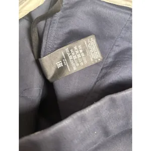 tory burch navy leg snap button mini flare crop trouser 6 Pockets Zip Button‎ thumbnail 4