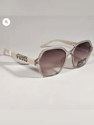 Guess GO00091 45F Butterfly Sunglasses Nude Frame Brown Gradient Lens 57mm NWT thumbnail 3
