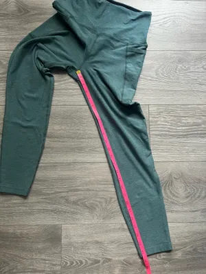 Beyond Yoga Green Active Gym Workout Exercise Pilates Space Dye Leggings Size M thumbnail 9