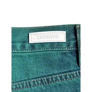 BLANK NYC Vintage‎ Hi Rise Acid Wash Emerald Denim Shorts Size 28 thumbnail 8