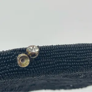 Vtg Beaded Blk Evening Bag Clutch Purse Kiss Lock Hand Made Gypsy Goth Whimsical thumbnail 6