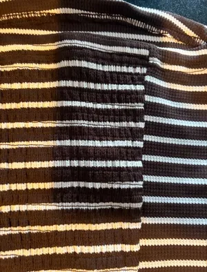 Striped Tube Top Brown Size M thumbnail 4