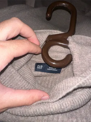 GAP CashSoft Turtleneck Maxi Sweater Dress Toasted Almond Brown NWOT thumbnail 8