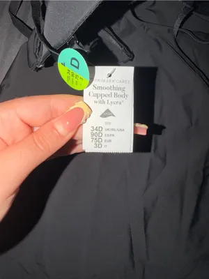Primark Black One-Piece Bodysuit thumbnail 2