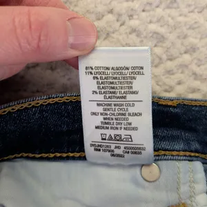 Hudson Lana Boyfriend Mid Rise Straight Leg Distressed Jeans Dark Wash‎ Size 25 thumbnail 8