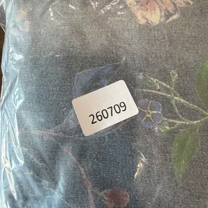 Women's Denim Floral Stamped Jeans Size Large #260709 thumbnail 12