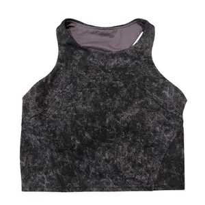 Lululemon Tank Everlux Invigorate Training Tank Top Purple black Size‎ 6 thumbnail 1