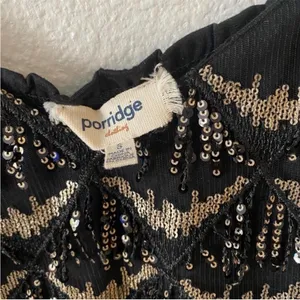 Anthropologie Porridge Orinda Sequin Fringe Cami Tank Gatsby Party Glam - Small thumbnail 8