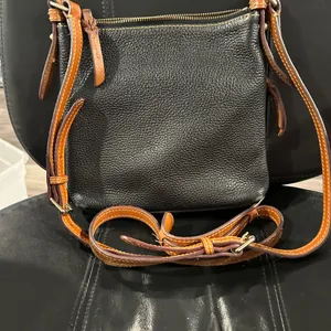 Dooney & Bourke Black Leather Crossbody Bag thumbnail 5
