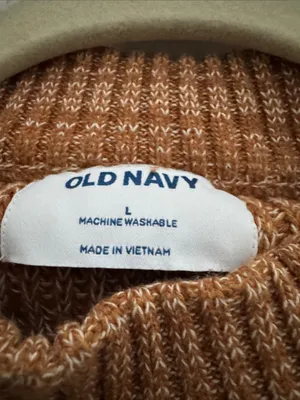 Old Navy Rust Marled Crewneck Sweater thumbnail 3