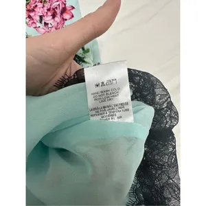 NWT Adelyn Rae Lydia Woven Printed Slip Dress Large Light Blue Size L thumbnail 10