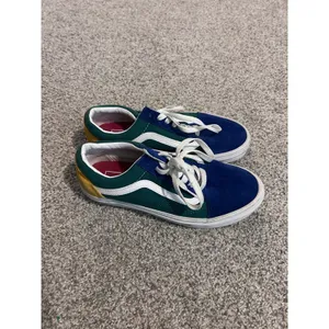 Vans Old Skool‎ Colorblock Suede Canvas Low Top Sneakers Women Size 7 thumbnail 5
