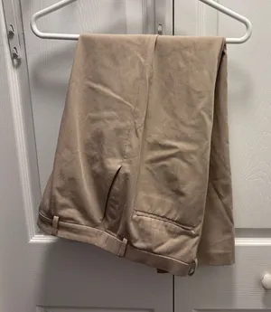 Uniqlo Smart Ankle Pants 2-Way Stretch Beige thumbnail 1