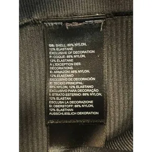 The North Face 7/8 Gray Athletic Leggings Partially Ribbed Size Large (8733) thumbnail 5