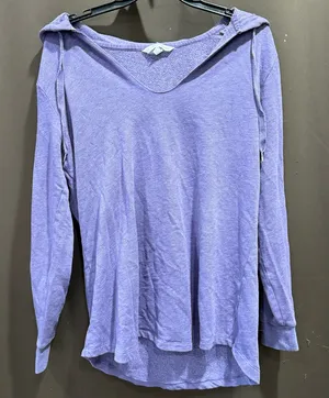 Victoria's Secret Light Purple Hoodie w/Sequin Angel Wings on Back thumbnail 1