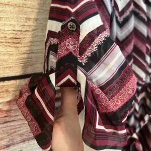 Vintage Speechless Chevron Dress Womens 2X Mini Midi Purple Belted Scoop Neck thumbnail 5