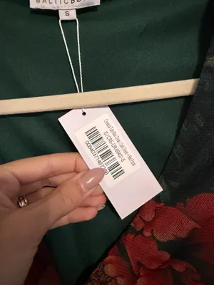 NWT Baltic Born Green Tulle Maxi Dress thumbnail 6