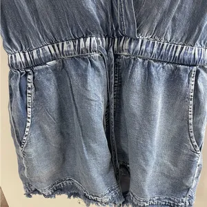 New with Tags Mustard Seed Denim Romper Size Small thumbnail 3