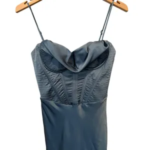 NEW HOUSE OF CB Myrna Satin Corset Dress Size Small thumbnail 7