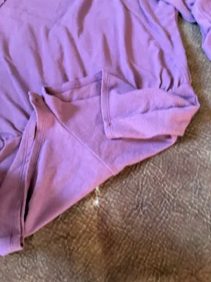 Anthropologie Daily Practice one piece mauve romper size small thumbnail 4