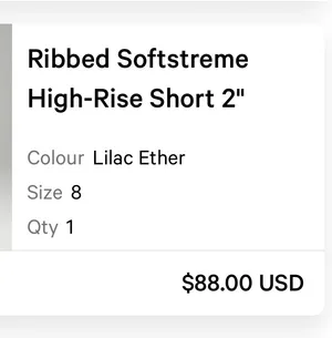 Lululemon Softstreme Lilac Ether Set thumbnail 2