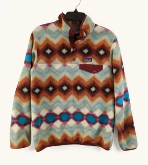 Patagonia Synchilla Snap-T Aztec Southwest Fleece Pullover Womens S‎ thumbnail 1