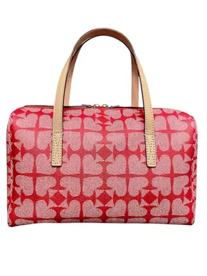 Kate Spade Kaleigh Ace of Spades Boston Bag Satchel w/ Dual Top Handles thumbnail 2