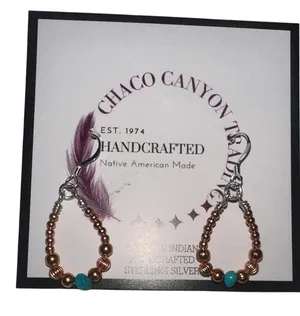 Chaco Canyon Trading Copper with Turquoise Blue thumbnail 1