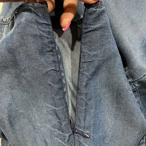 JUST Female Size S Lewis Jumpsuit Wide Leg Chambray Blue Denim Light Tencel thumbnail 7