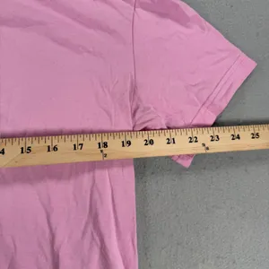 Vtg Pink Graphic T-Shirt Flower Sneaker Art Print Short Sleeve Cotton Blend Tee thumbnail 4