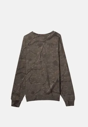 Dairy Boy Brown River Camo Crewneck Sweatshirt Small thumbnail 2