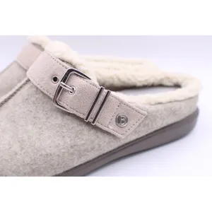 Bzees LifeStride Eternity Women 9M Clog Slippers Buckle Strap Knit Lined Outdoor thumbnail 3