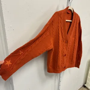Authentic Taylor Swift The Life of a Showgirl Cardigan XS/S Merch Burnt Orange thumbnail 4