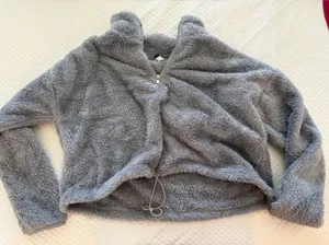 Onzie Gray Fleece Jacket thumbnail 1
