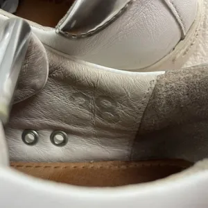 Blackstone White RL90 Low Top‎ Sneaker with Silver Accents thumbnail 8