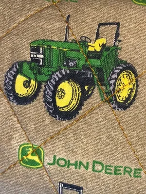 John Deere Quilted Rag Bag Camo Tractor Shoulder Purse Matching Wallet thumbnail 7