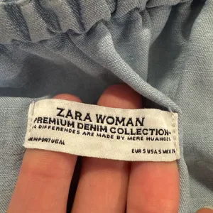 Zara Woman Blue Denim dress thumbnail 3