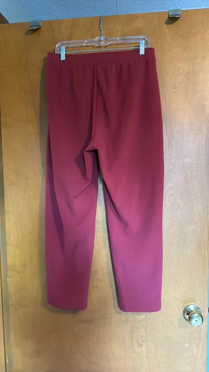 Loft Pintuck Pull-on Pant Dark Pink M thumbnail 2