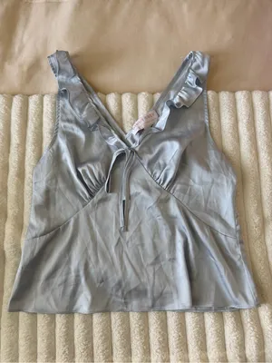 Birdy Grey Sutton Pajama Tank Top Mist Blue thumbnail 2