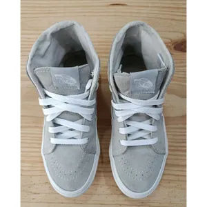Vans Sk8-Hi Stacked Drizzle Grey Suede Platform High Top Shoes Women's 5.5 thumbnail 8