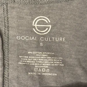 Texas gray Social Culture PacSun Top thumbnail 4