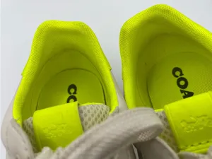 Coach lowline low top leather women’s sneakers G5040 light beige/neon green thumbnail 6