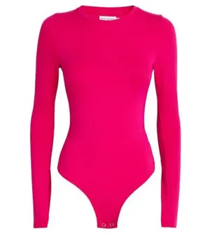 Good American Scuba Crewneck Bodysuit thumbnail 4