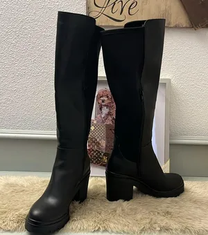 Urban outfitters long black boots size 9 thumbnail 7